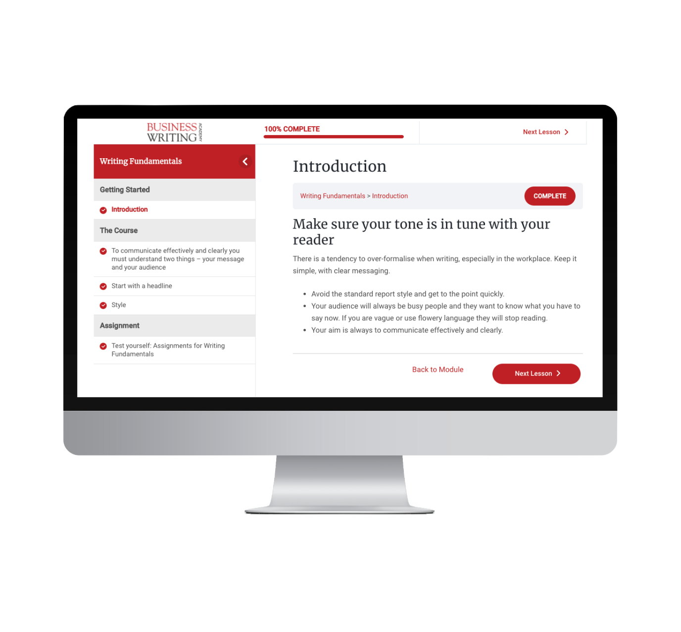 Online Writing Course